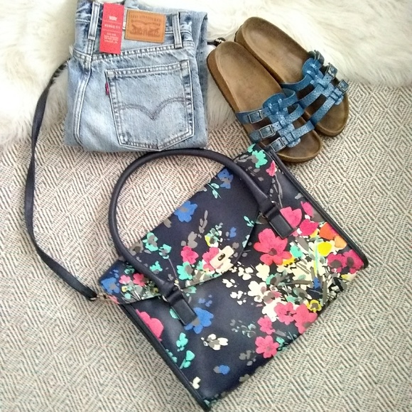 Merona floral satchel bag - Picture 3 of 8
